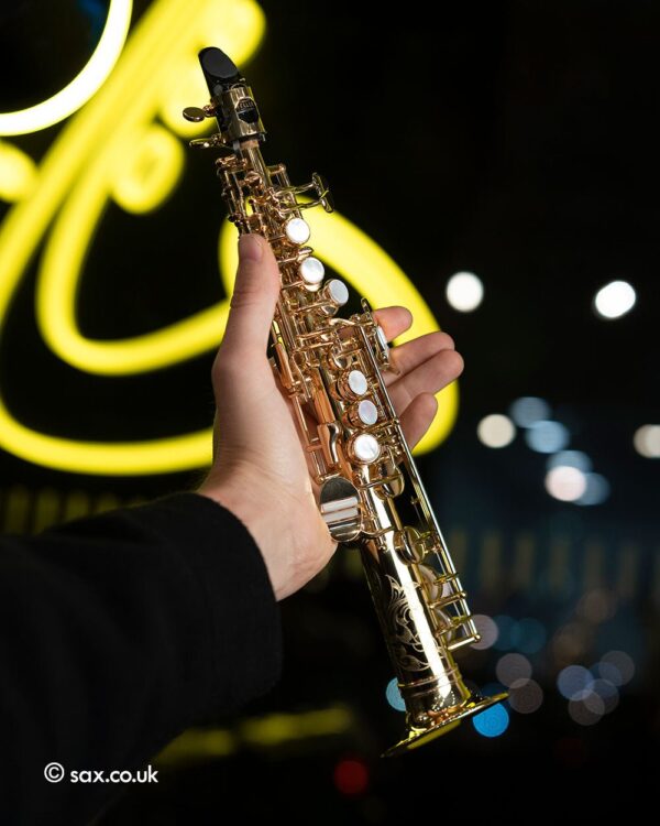 Benedikt Eppelsheim Soprillo Saxophone - Gold Lacquer - Image 3