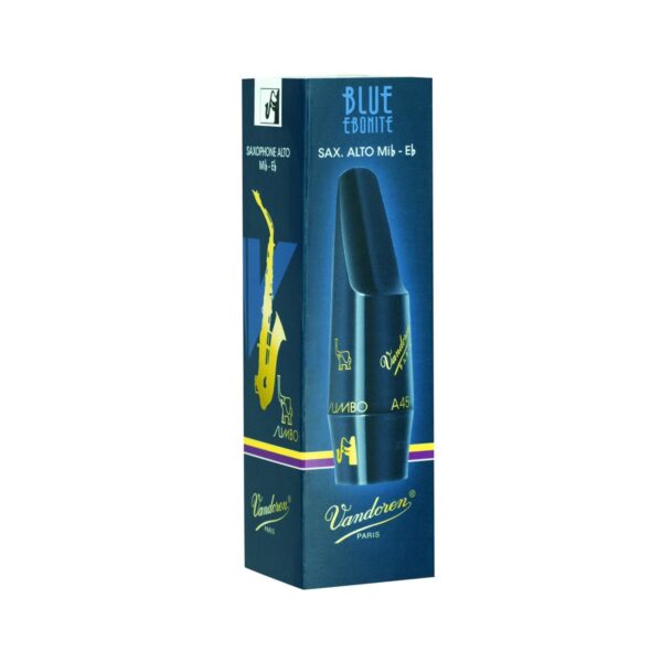 Vandoren Jumbo Java Ebonite - Alto Saxophone Mouthpiece - A45 Blue Edition - Image 4
